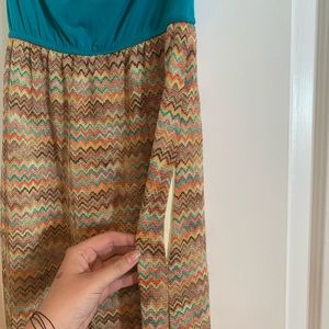 DejaVu Strapless Maxi Dress